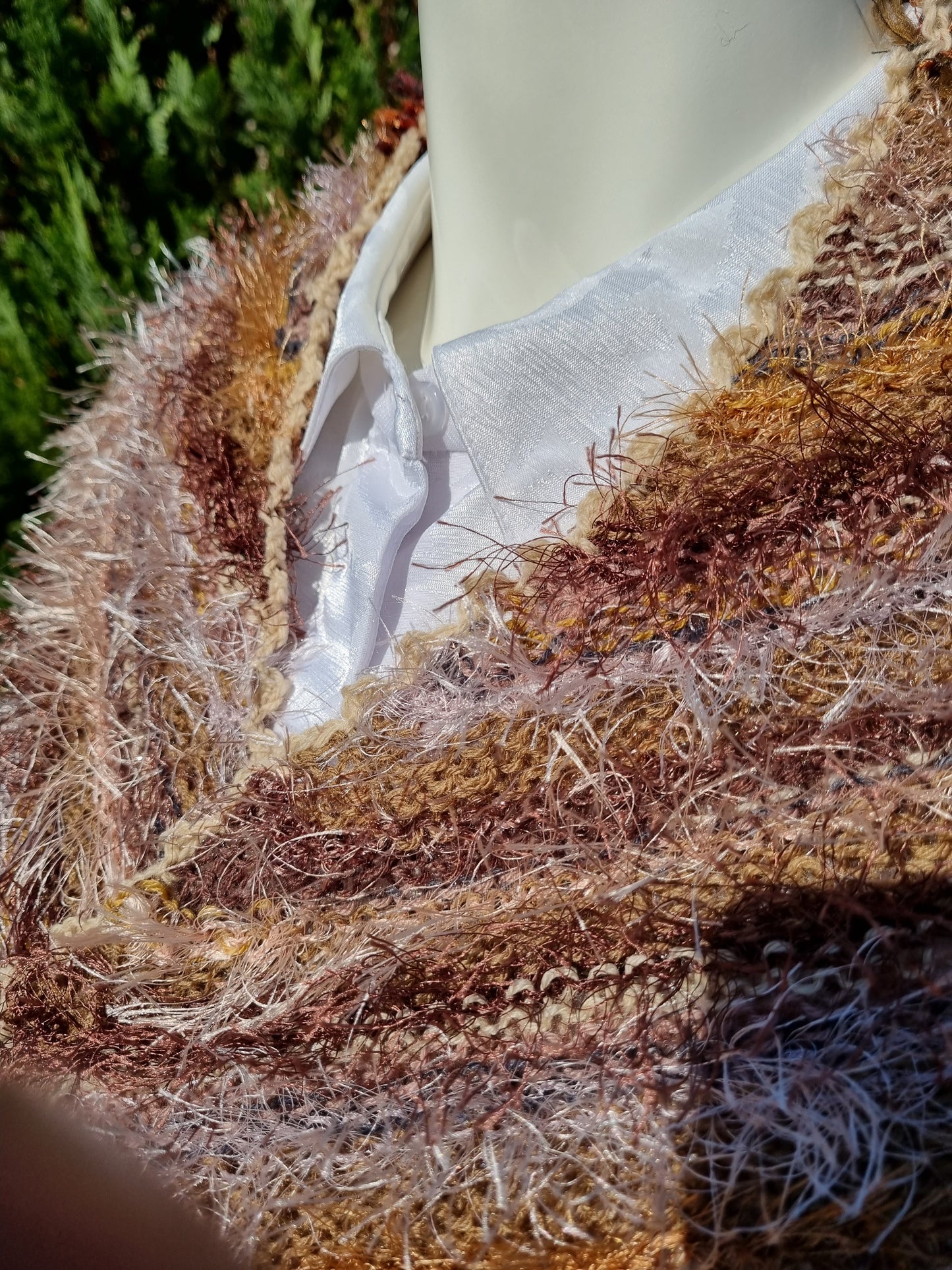 Dreieckstuch, handgestrickt