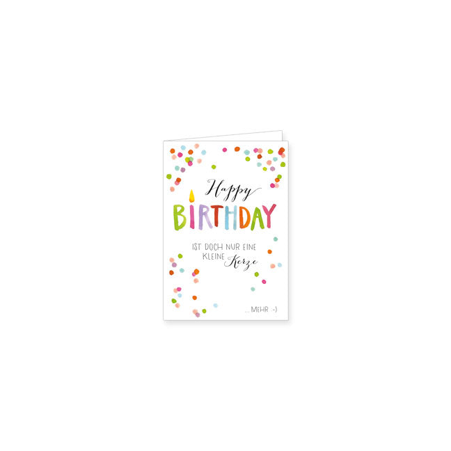 Mini-Doppelkarte "Happy Birthday" | Rannenberg und Friends