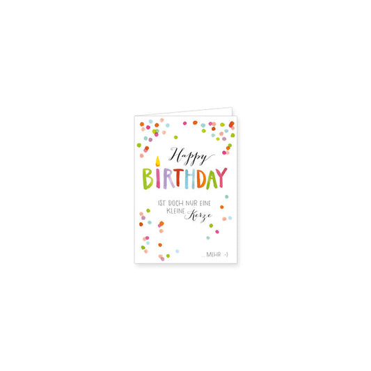 Mini-Doppelkarte "Happy Birthday" | Rannenberg und Friends