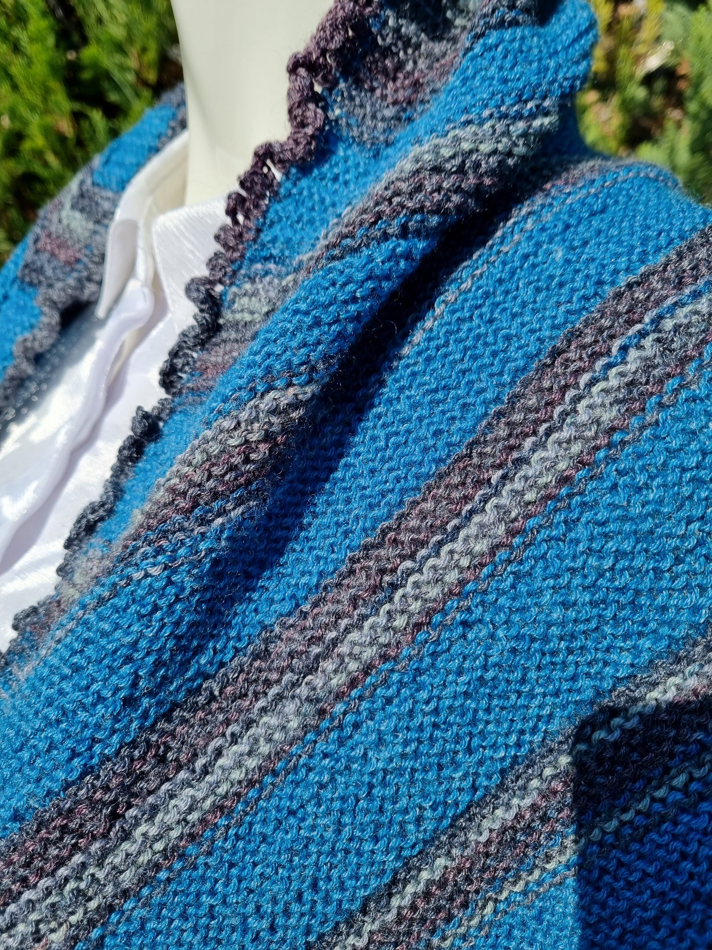 Dreieckstuch, handgestrickt