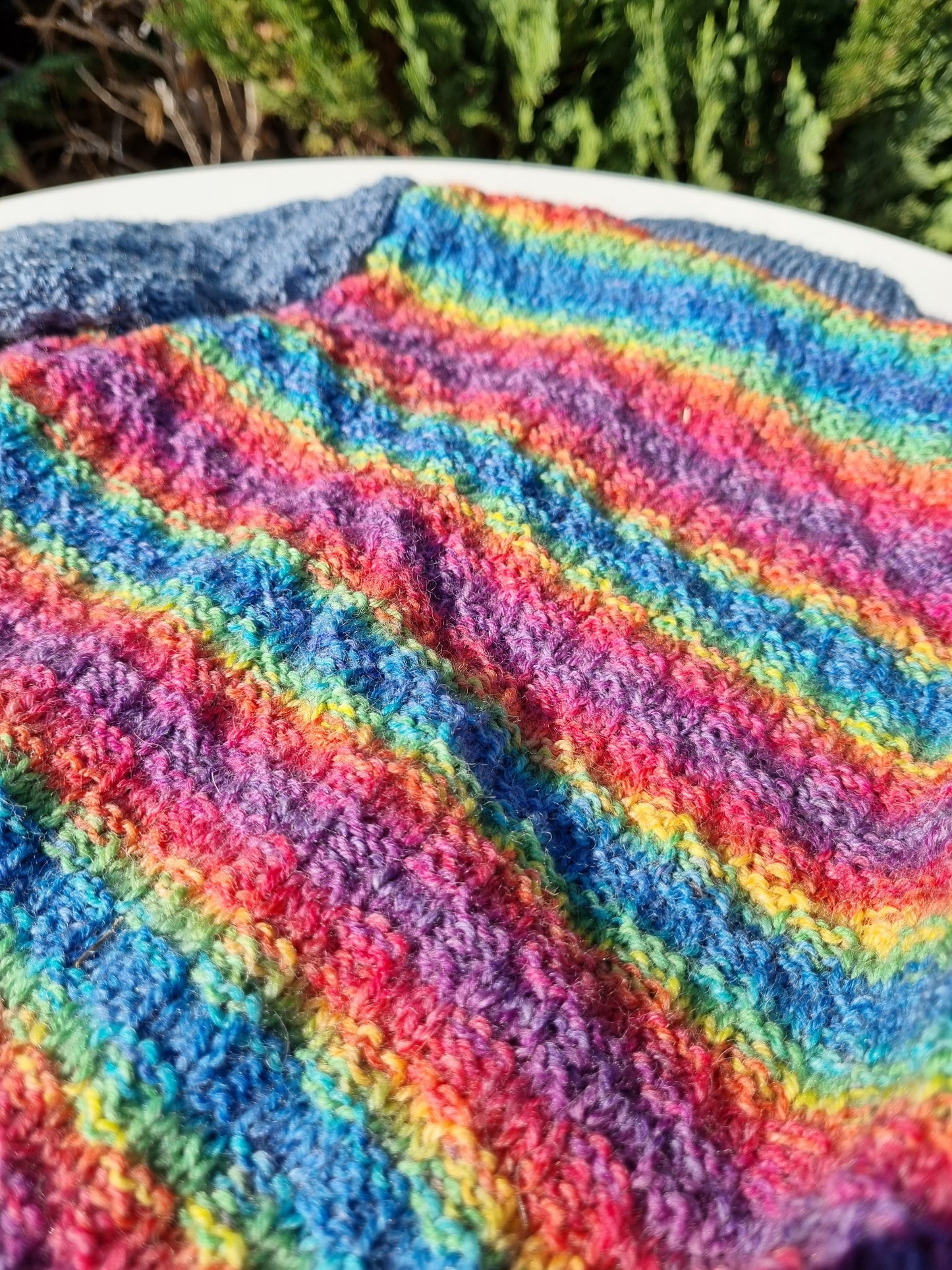 Baby-Jäckchen, handgestrickt, Gr. 86/92