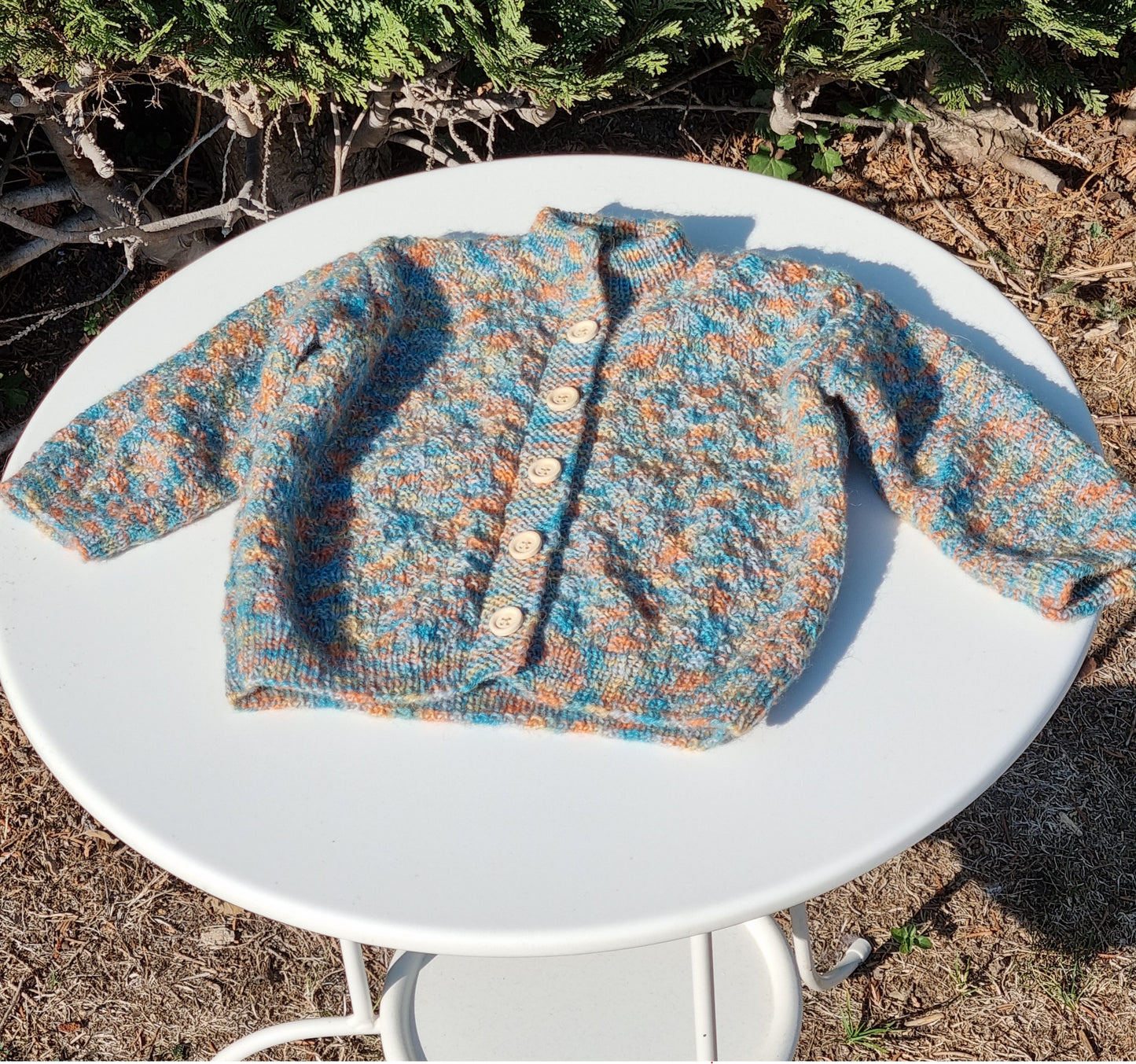 Baby-Jäckchen, handgestrickt, Gr. 86/92