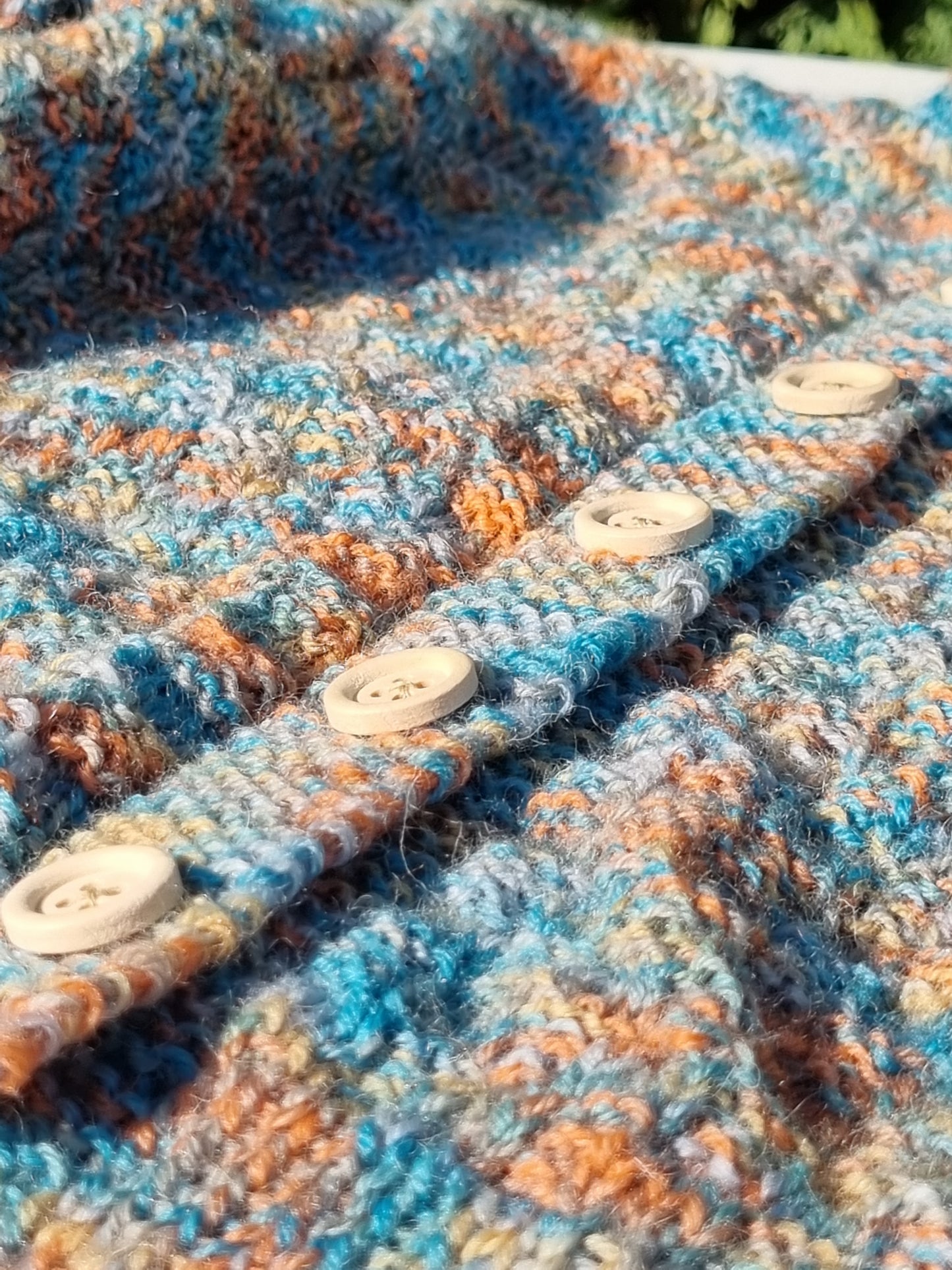 Baby-Jäckchen, handgestrickt, Gr. 86/92