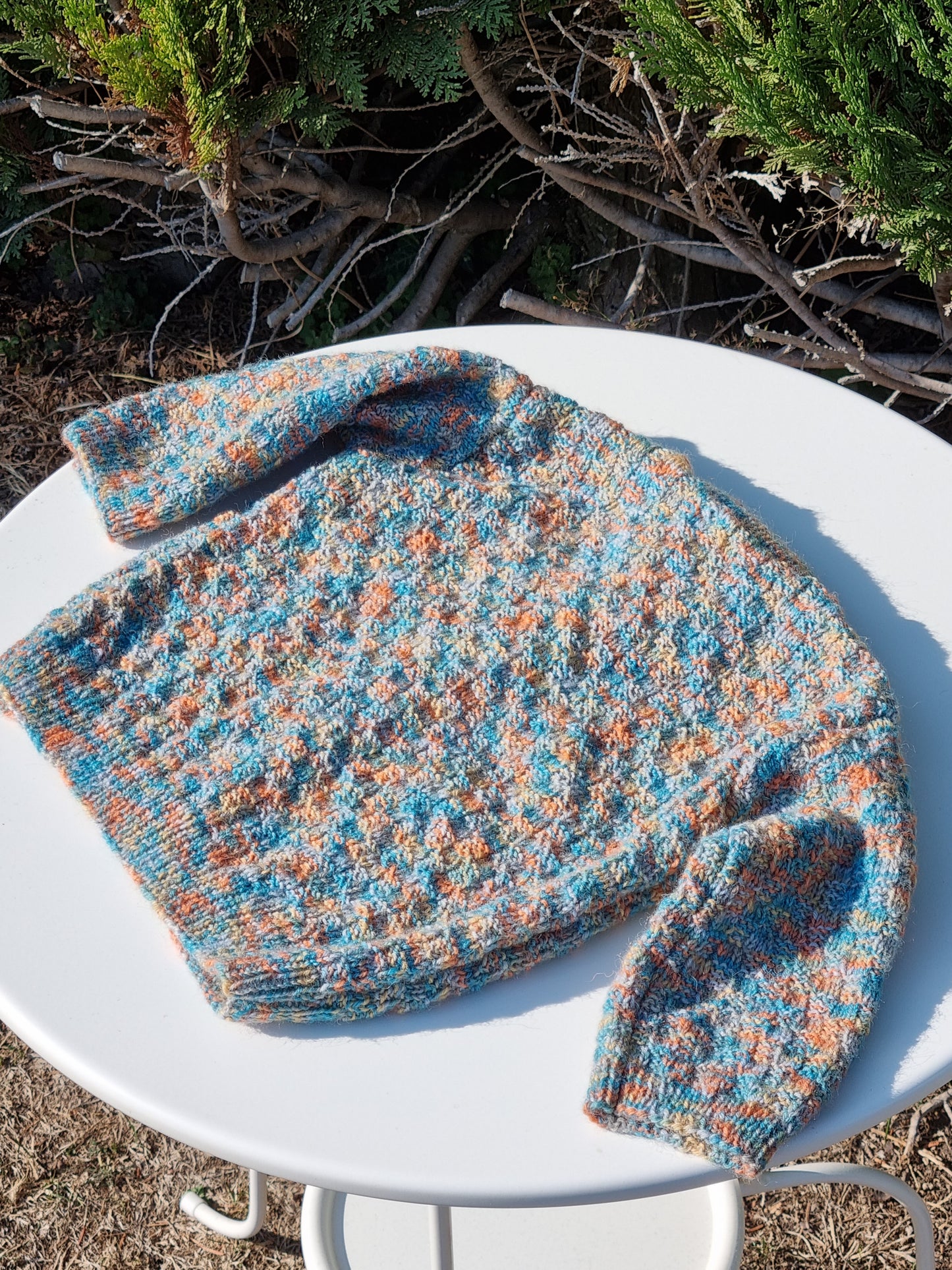 Baby-Jäckchen, handgestrickt, Gr. 86/92