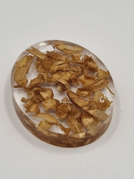 Anhänger Epoxidharz, Stil "Robinien-Späne" (versch. Varianten)