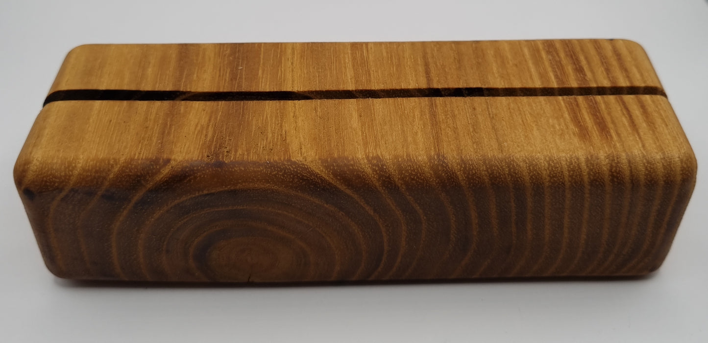 Fotohalter, Kartenhalter, Visitenkartenhalter aus massiver Robinie, geölt