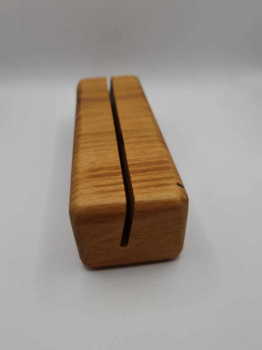 Fotohalter, Kartenhalter, Visitenkartenhalter aus massiver Robinie, geölt