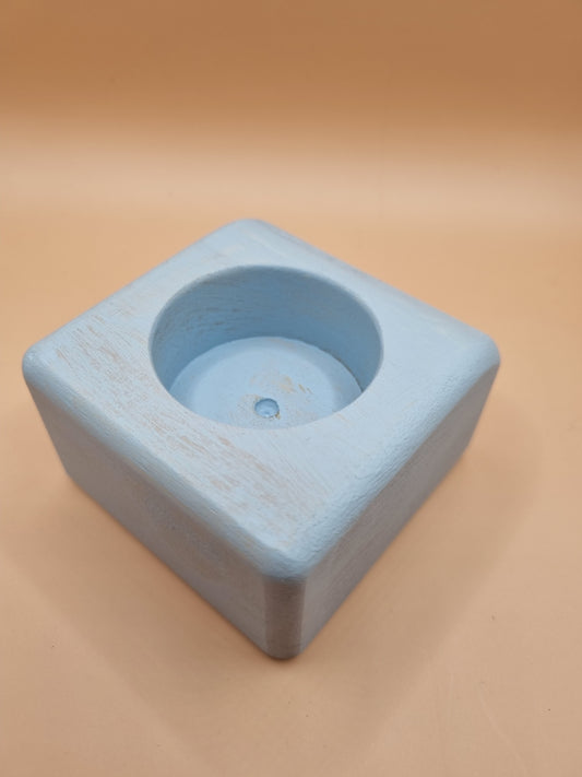 Teelichthalter aus Robinien-Massivholz (versch. Varianten)